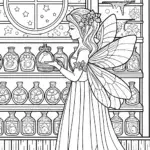 The Fairy’s Secret Recipe Coloring Page