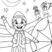 JJ’s Starry Night Dance Party Coloring Page