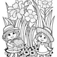 Strawberry Shortcake’s Berry-licious Treasure Hunt Coloring Page