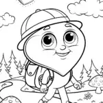 Heartfelt Journey Coloring Page