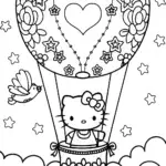 Hello Kitty in a Heart Balloon Journey