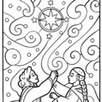 Celestial Arena Champions Coloring Page