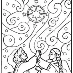 Celestial Arena Champions Coloring Page