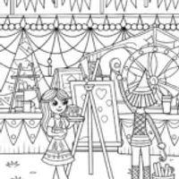 Bratz Creativity Carnival Coloring Page