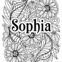 Sophia Magical Garden Coloring Page