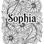 Sophia Magical Garden Coloring Page