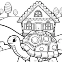 Gingerbread House of Dreams Coloring Page