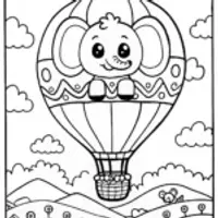 Huggy Wuggy in the Balloon Sky Quest