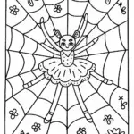 Spider Ballet Coloring Page