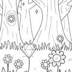 The Flower Guardians Coloring Page