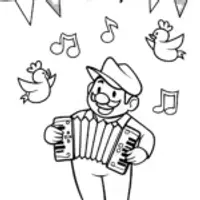 Luigi’s Musical Adventure Coloring Page