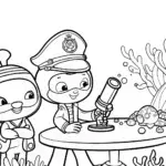 Octonauts Underwater Science Adventure Coloring Page