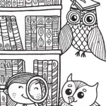 JJ’s Enchanted Library Adventure Coloring Page