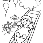Gabby’s Amusement Park Adventure Coloring Page