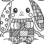 Cinnamoroll’s Cozy Quilt Adventure Coloring Page