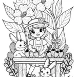 Strawberry Shortcake’s Berry Garden Workshop Coloring Page