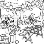 Mickey Mouse and friends jam at the festival