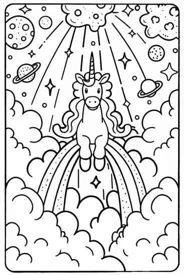 A coloring page of Eternity Guardian: Arceus in the Celestial Realm Coloring Page