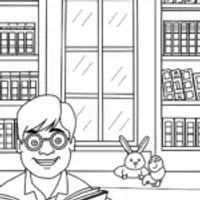 Hulk as a friendly librarian