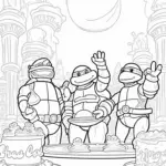 Teenage Mutant Ninja Turtles baking
