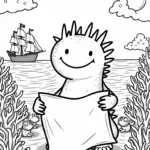 Axolotl’s treasure hunt adventure