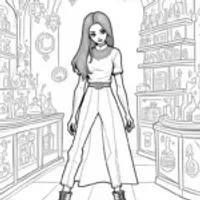 Wednesday Addams in the alchemist’s forge