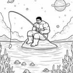 Hulk fishing in a cosmic ocean