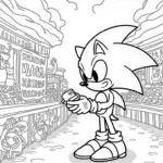 Super Sonic at the alien market