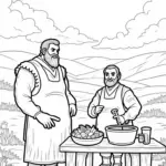 Giants preparing Thanksgiving feast
