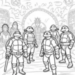 Teenage Mutant Ninja Turtles pizza adventure
