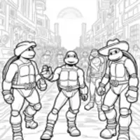 Teenage Mutant Ninja Turtles museum heist