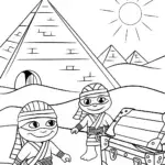 Ninja Turtles in ancient Egypt