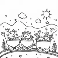 Love train on a happy journey