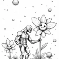 Venom gardening on an asteroid