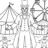 Venom the ringmaster at carnival
