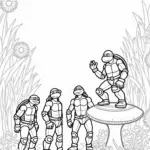 Teenage Mutant Ninja Turtles explore