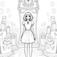 Wednesday Addams in the enchanted crypt