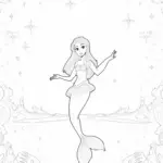 Little Mermaid cosmic dance