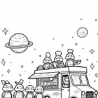 Teenage Mutant Ninja Turtles food truck