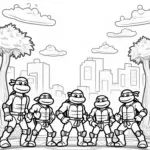 Teenage Mutant Ninja Turtles stand tall
