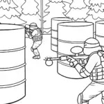 Teenage Mutant Ninja Turtles paintball