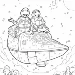 Teenage Mutant Ninja Turtles in space