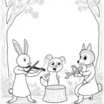 Rabbit and fox orchestra