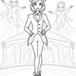 Wednesday Addams at the circus