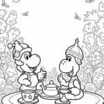 Yoshi’s tea party with friends