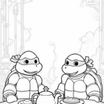 Ninja Turtles tea party
