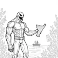 Venom underwater treasure hunt