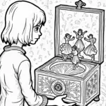 Wednesday Addams in a music box
