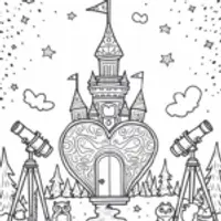 Heart-shaped observatory of love