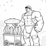 Hulk as a cosmic ice cream vendor